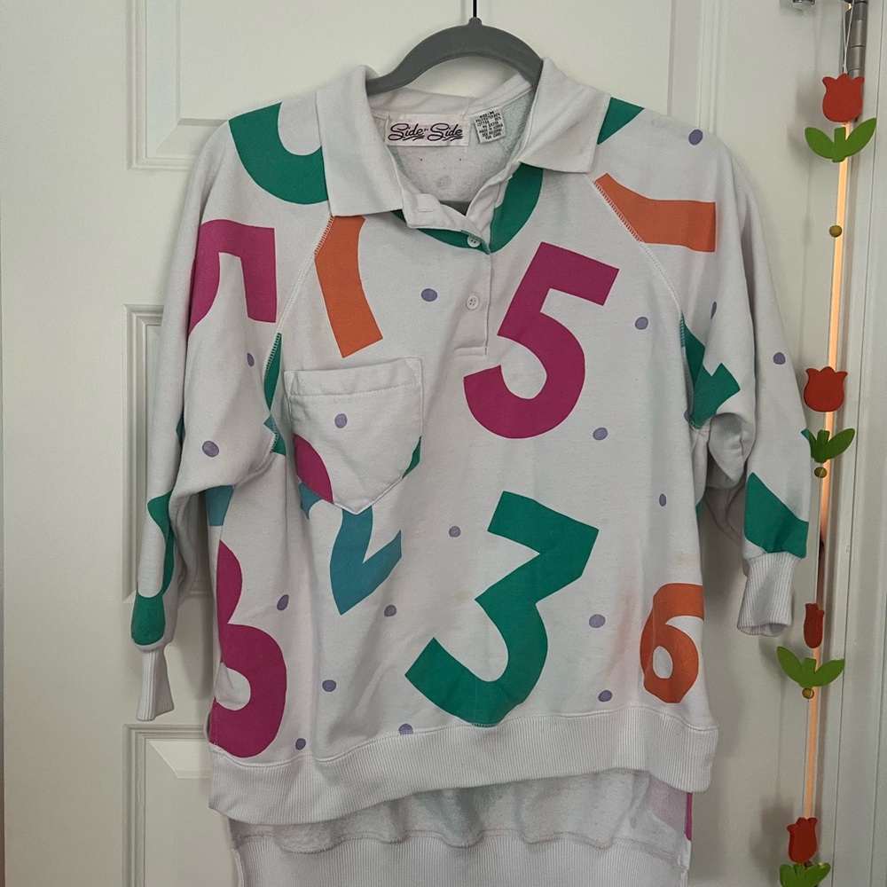 Numbers Pullover